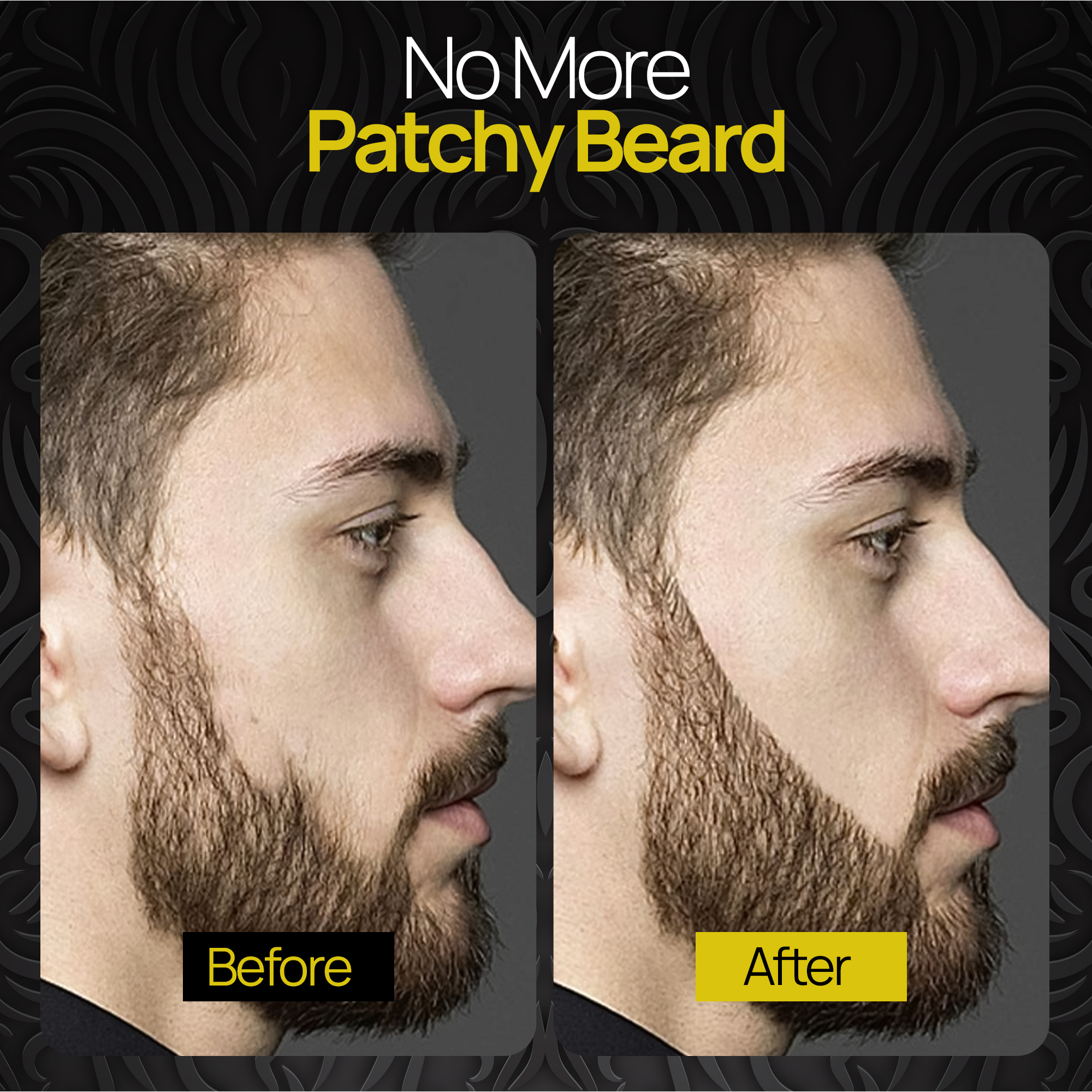 Beard Filler Pen and Beard Shaper for Men Beard Lineup Tool for Grooming Beard Guide Shape kit Black Waterproof Pen with Brush Barber Styling Pencil Beard Grooming Kit Barber Accessories